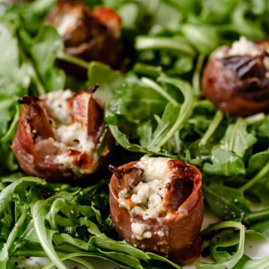 Prosciutto Wrapped Figs Blue Cheese