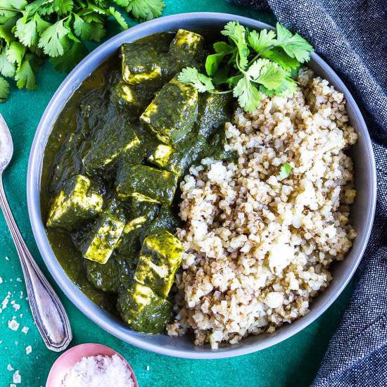 Easy Palak Paneer