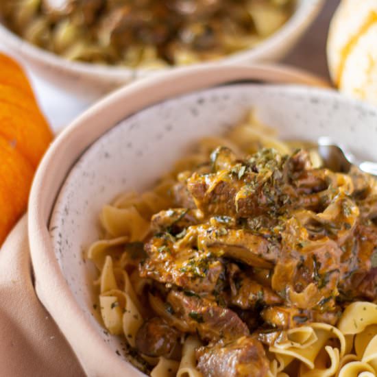 Beef Stroganoff