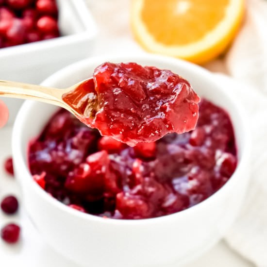 Homemade Cranberry Sauce
