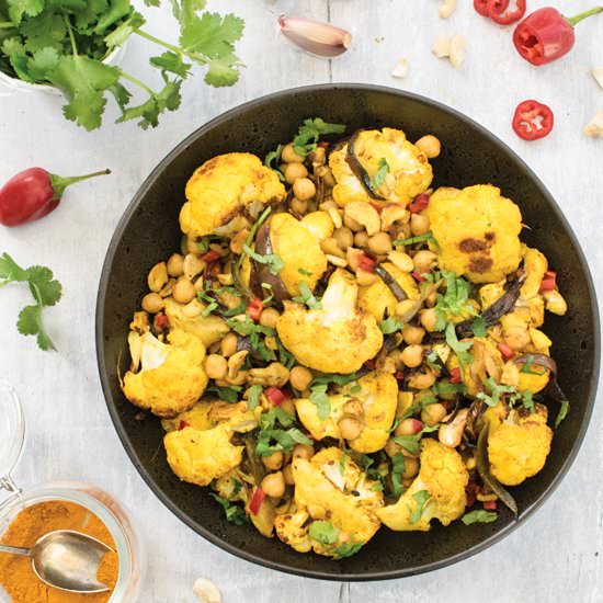 Turmeric Roasted Cauliflower