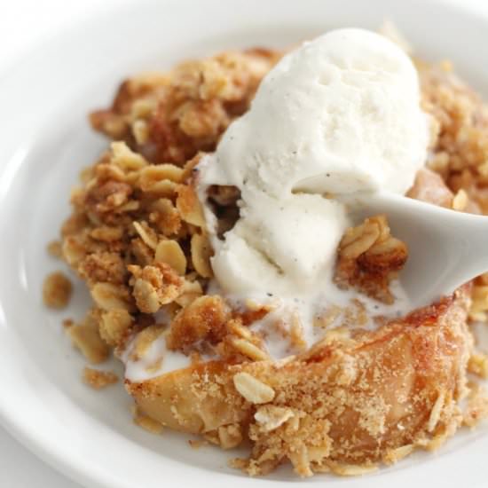 Gluten-Free Apple Crisp (Vegan, AF)