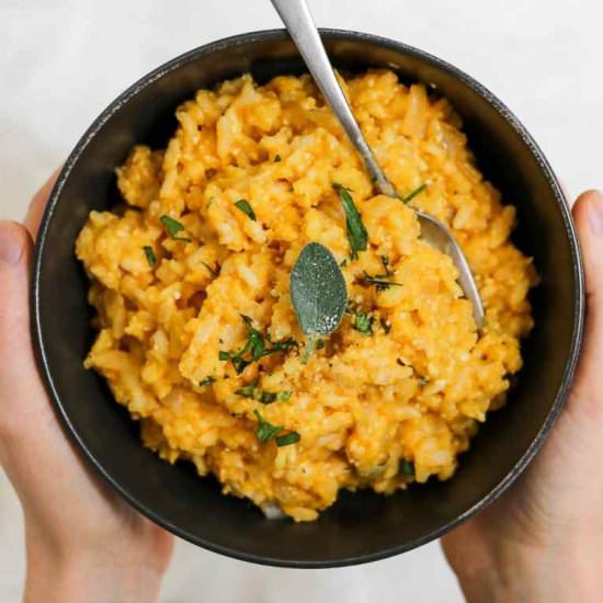 Vegan Butternut Squash Risotto