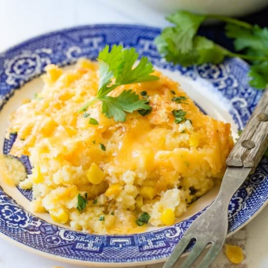 CHEESY JIFFY CORNBREAD CASSEROLE