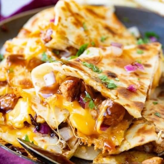 TERIYAKI CHICKEN QUESADILLA