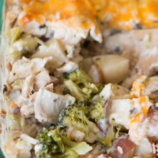 CHEESY RANCH CHICKEN POTATOES