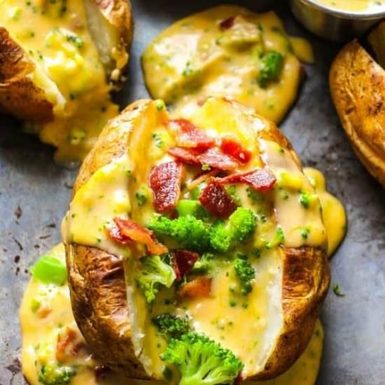 POTATOES & BROCCOLI BACON CHEESE
