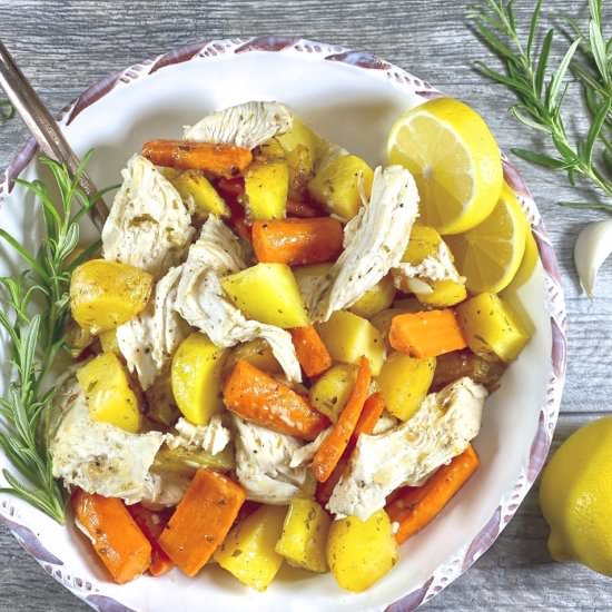 Lemon Garlic Chicken and Potatoes