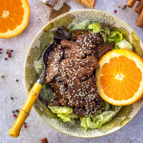 Five Spice Orange Beef