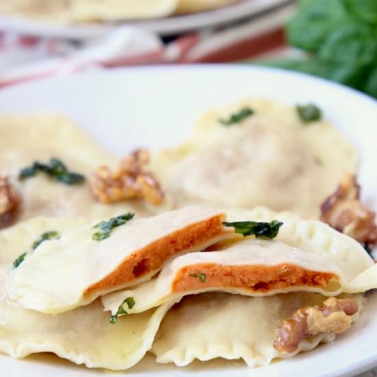 Sweet Potato Ravioli