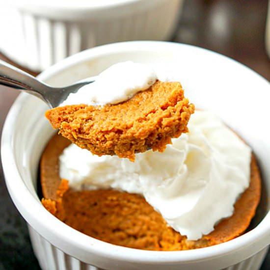 Mini Low Carb Pumpkin Pie Recipe