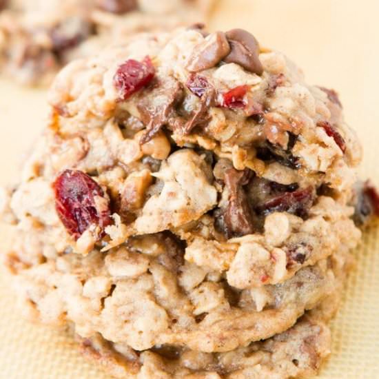 CRANBERRY TOFFEE OATMEAL CHIPPERS