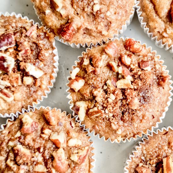 Best Vegan Banana Cinnamon Muffins