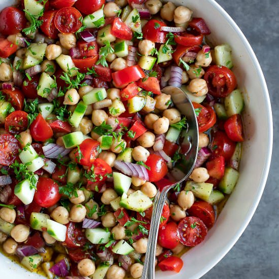 Marinated Chickpeas