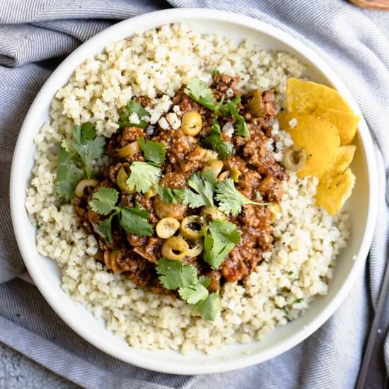 Ground Beef Picadillo