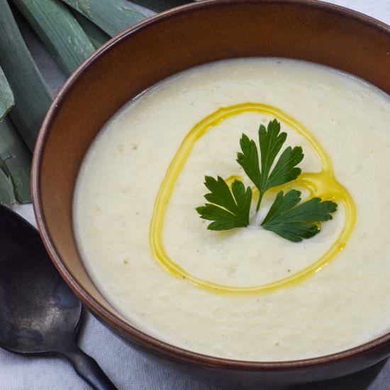 Sous Vide Potato and Leek Soup