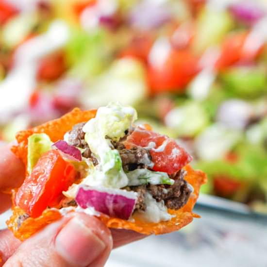 Low Carb Bacon Hamburger Dip
