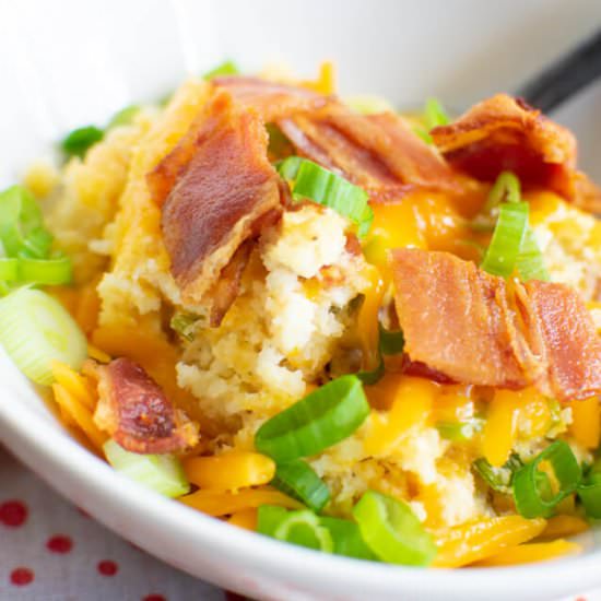 Loaded Baked Cauliflower Mash