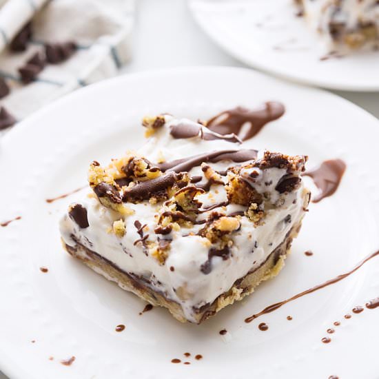 Chocolate Chip Ice Cream Cake