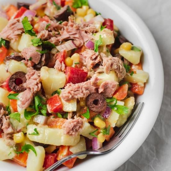 Healthy Potato Tuna Salad