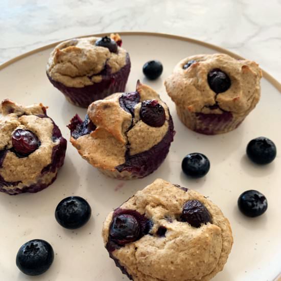 Blender Blueberry Muffins