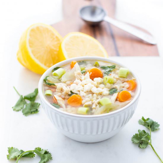 Lemon Chicken Soup