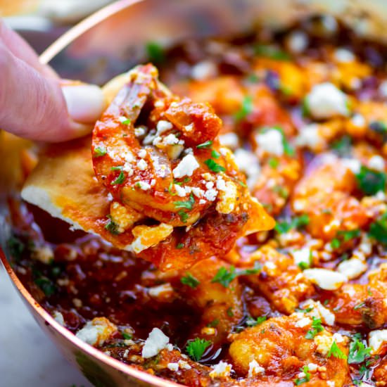 Shrimp Saganaki