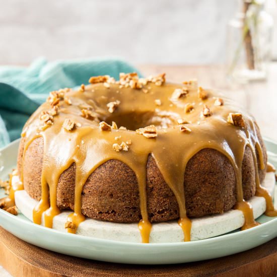 PECAN APPLE BUNDT CAKE