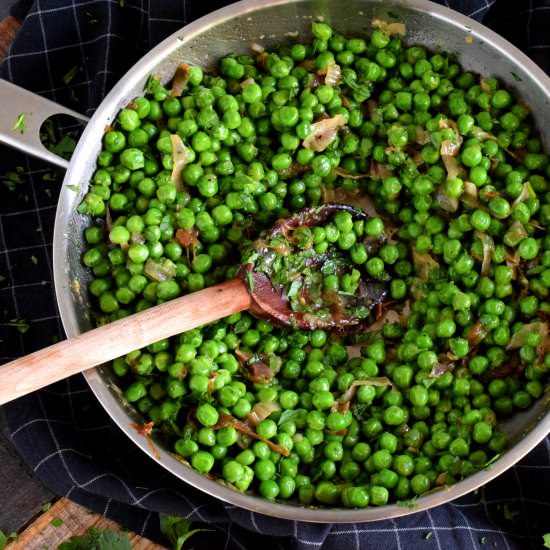 Sauteed Green Peas