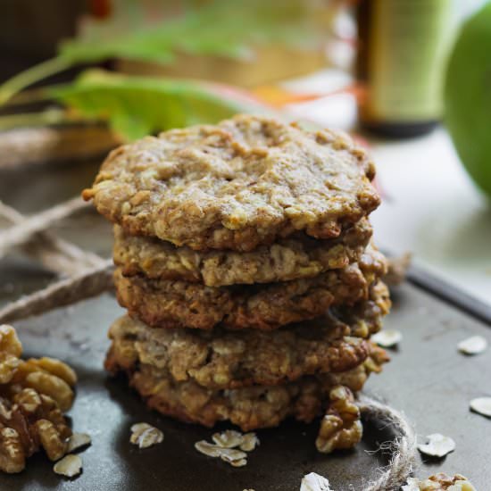 Apple Cinnamon Oatmeal Cookies