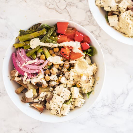 Vegan Mediterranean Bowl