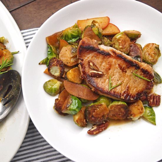 Cider Braised Pork & Brussels