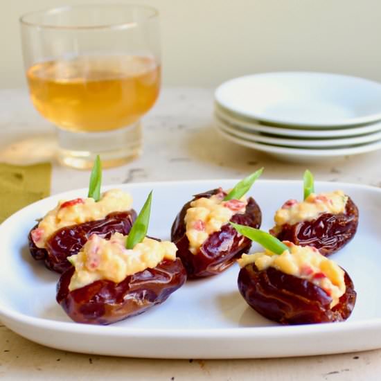 Pimento Cheese Stuffed Dates