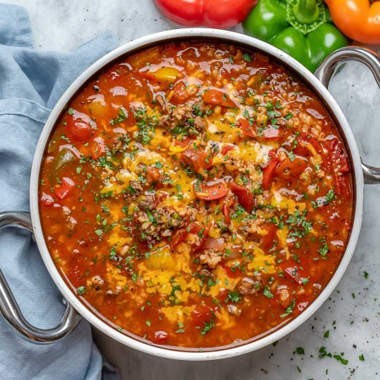 Easy Stuffed Pepper Soup