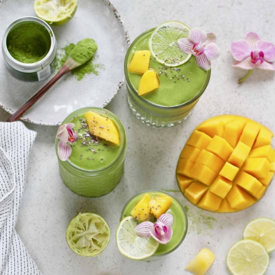Mango Matcha Smoothie