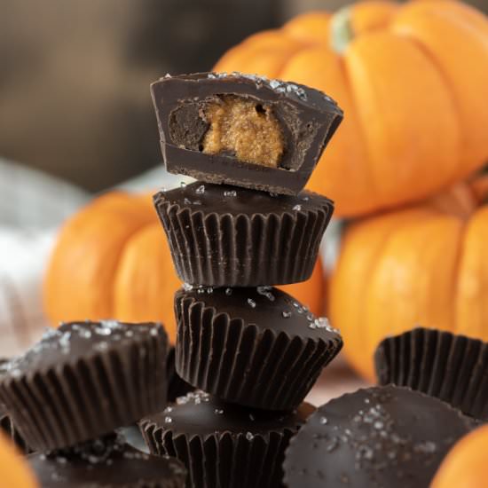 Chocolate Pumpkin Cups