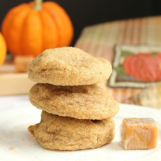 Pumpkin Snickerdoodles with Caramel