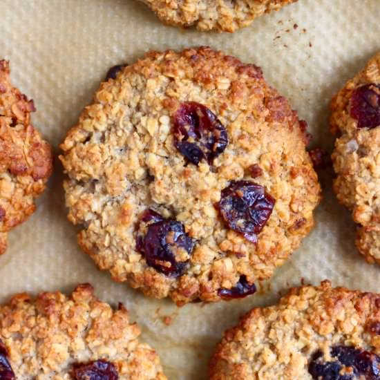 GF Vegan Oatmeal Cookies