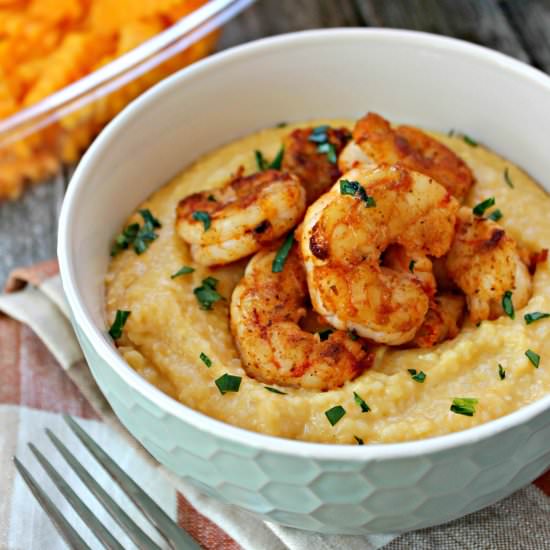 Butternut Squash Shrimp & Grits