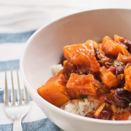 Sweet Potato Chili with Honey