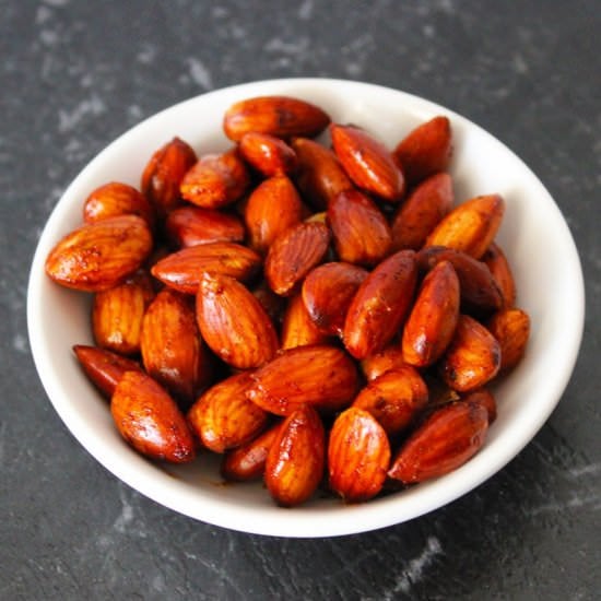 Spicy Roasted Almonds