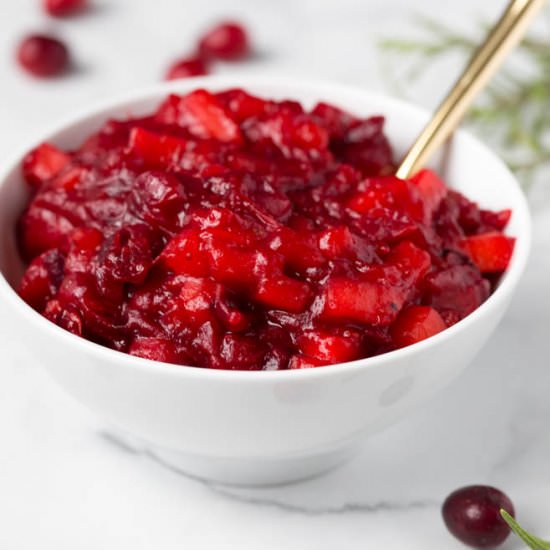 Apple Cranberry Sauce