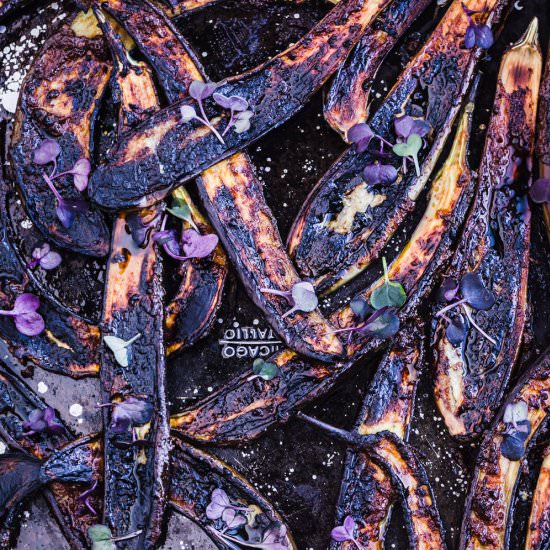 Ginger-Miso Eggplant