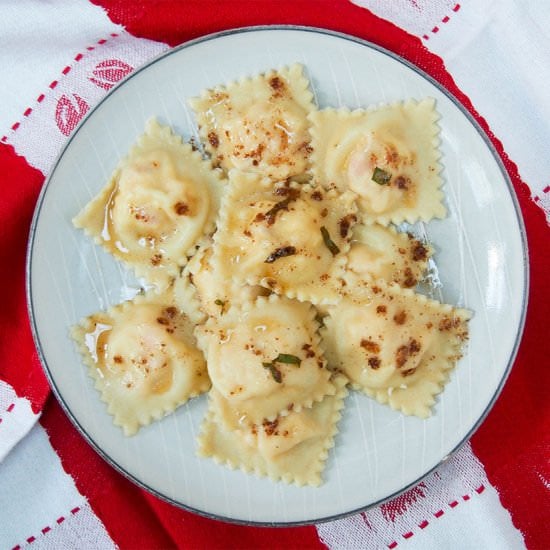 Lobster ravioli