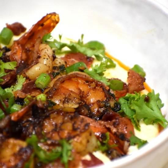 Blackened Shrimp and Grits