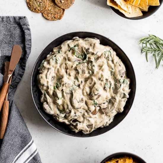 Mushroom Spinach Dip