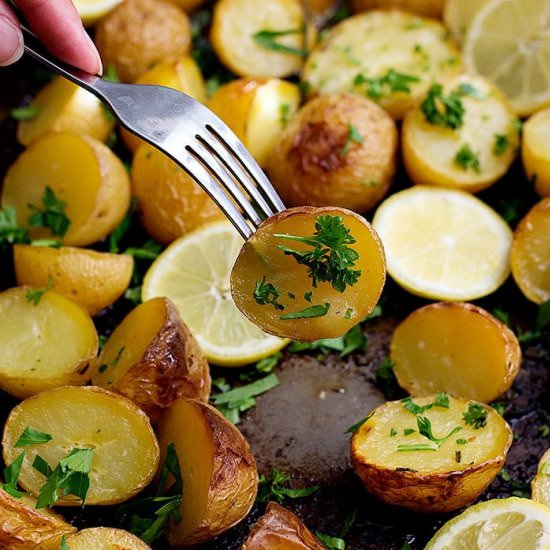 The Best Greek Potatoes