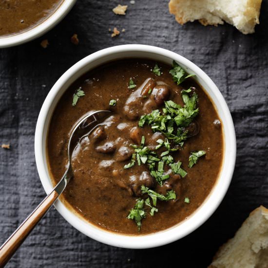 panera black bean soup