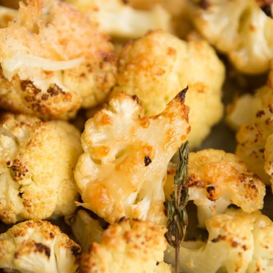 Parmesan Roasted Cauliflower