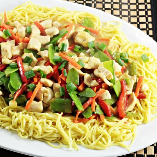 Lemon Chicken Chow Mein